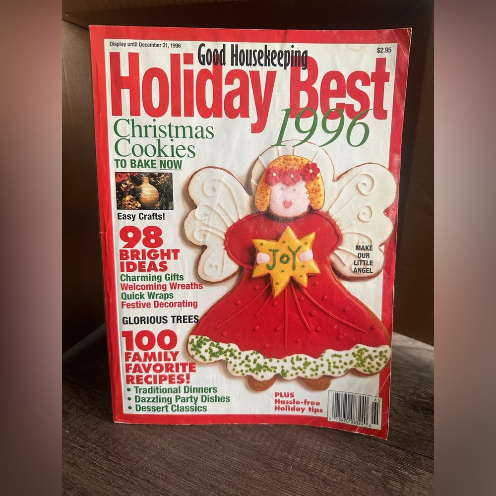 Vintage Good Housekeeping Holiday Best 1996 magazine in good condition for age